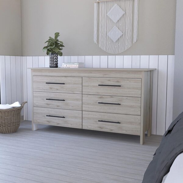 southington-light-gray-6-drawer-dresser-in-room