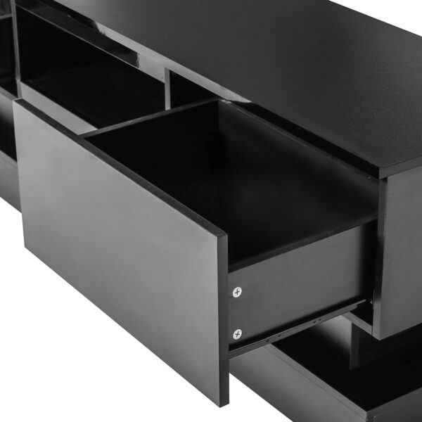 streamdale-black-led-high-gloss-tv-stand-drawer-detail