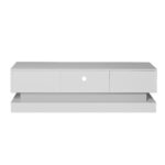streamdale-white-led-high-gloss-tv-stand-front-view