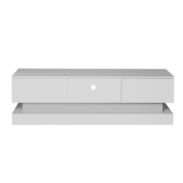streamdale-white-led-high-gloss-tv-stand-front-view