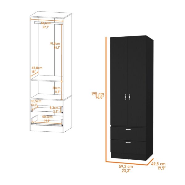 tall-black-2-door-wardrobe-dimensions