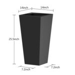 tall-tapered-black-metal-planter-dimensions