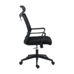 techni-mobili-black-ergonomic-mesh-chair-side-view