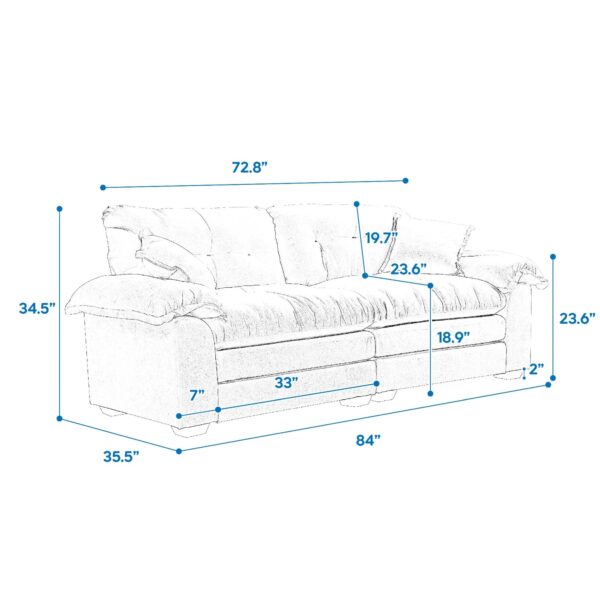 turridu-chenille-loveseat-dimensions