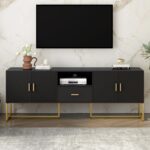 u-can-modern-black-gold-tv-stand-angle-view
