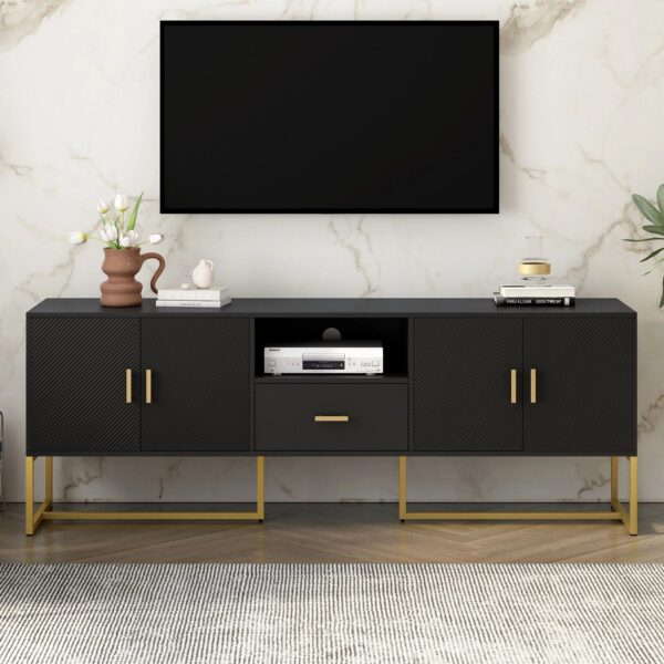 u-can-modern-black-gold-tv-stand-angle-view