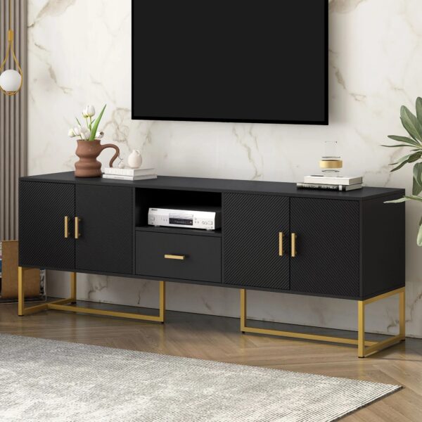 u-can-modern-black-gold-tv-stand-in-living-room