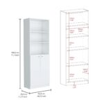 utah-white-2-door-bookcase-dimensions