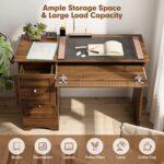 vintage-wooden-computer-desk-3-drawers-drawer-detail