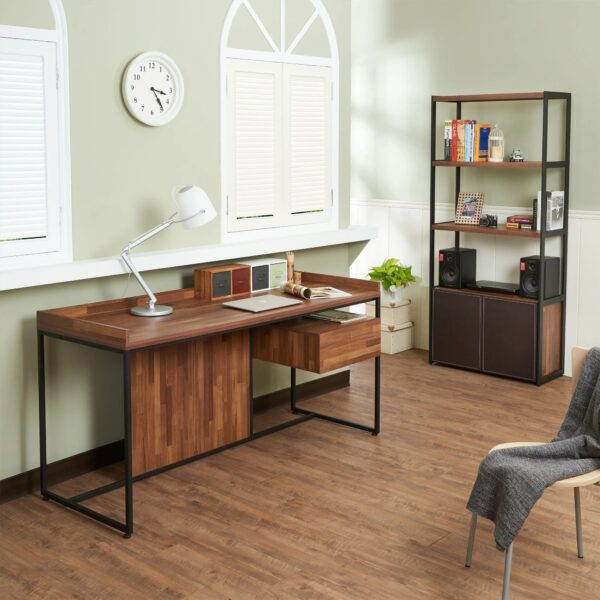 walnut-black-1-drawer-writing-desk-in-room