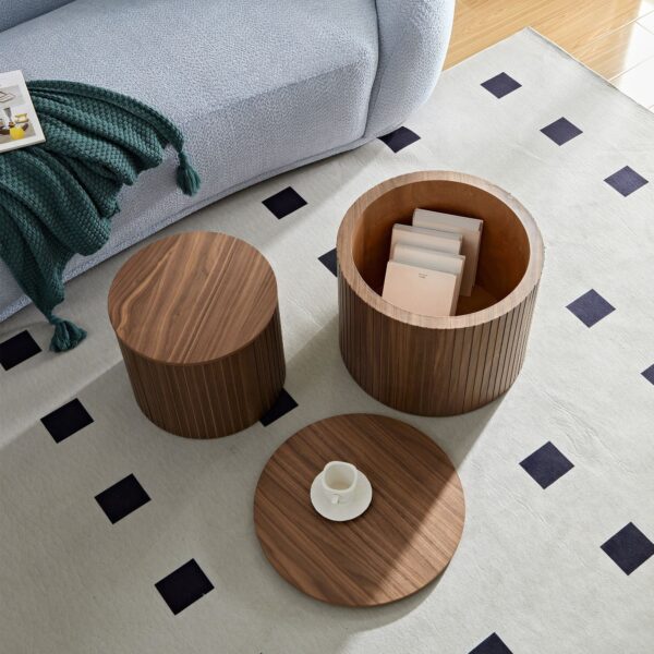walnut-round-nesting-coffee-table-set-separated