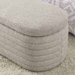 welike-gray-teddy-storage-ottoman-bench-angle-view