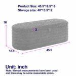 welike-gray-teddy-storage-ottoman-bench-dimensions