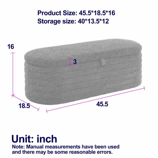 welike-gray-teddy-storage-ottoman-bench-dimensions