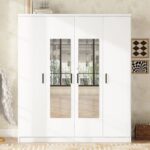 white-4-door-mirror-wardrobe-front