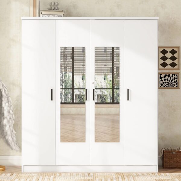 white-4-door-mirror-wardrobe-front