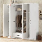 white-4-door-mirror-wardrobe-in-room