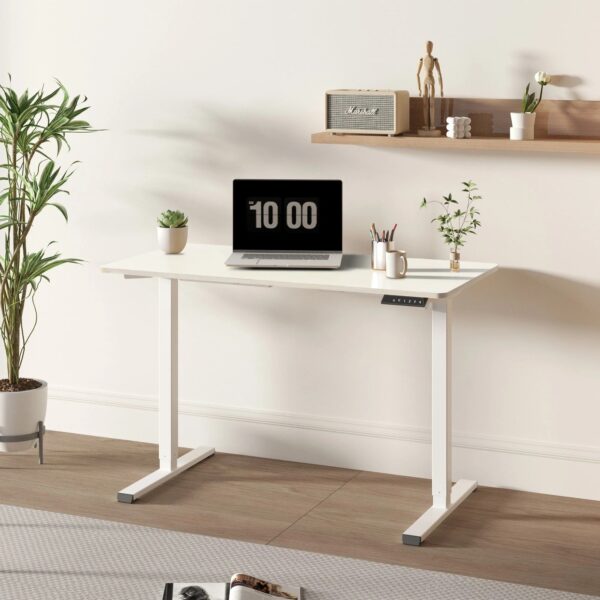 white-electric-standing-desk-decor-office