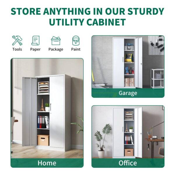 white-metal-locking-garage-cabinet-storage-capacity