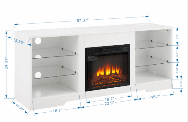 white-tv-stand-electric-fireplace-led-dimensions