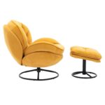 yellow-velvet-swivel-accent-chair-ottoman-side