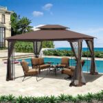 outdoor-gazebo-brown-double-roof-mesh-garden.jpg