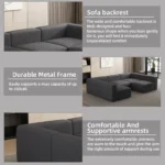 104327086-modular-sectional-sofa-sleeper-couch-sectional-sofa-with-chaise-and-ottoman-convertible-u-shaped-modular-sofa-set-compressed-sponge-dark-grey-combo-3a2b (4)