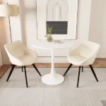 315-walnut-color-mdf-round-dining-table-tulip-dining-table-and-2-artificial-leather-decorative-chairs-with-black-metal-legs-2-4-person-kitchen-dining-table-and-chair-set (14)