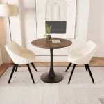 315-walnut-color-mdf-round-dining-table-tulip-dining-table-and-2-artificial-leather-decorative-chairs-with-black-metal-legs-2-4-person-kitchen-dining-table-and-chair-set (17)