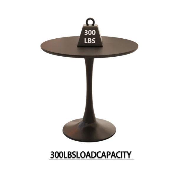 315-walnut-color-mdf-round-dining-table-tulip-dining-table-and-2-artificial-leather-decorative-chairs-with-black-metal-legs-2-4-person-kitchen-dining-table-and-chair-set (2)