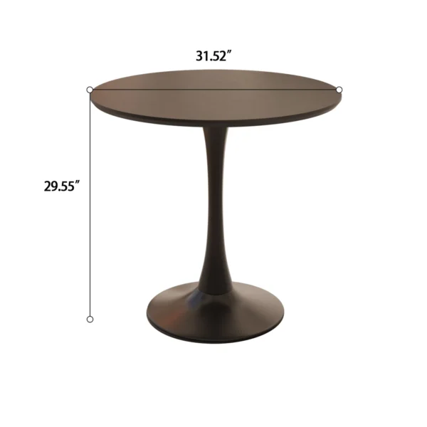 315-walnut-color-mdf-round-dining-table-tulip-dining-table-and-2-artificial-leather-decorative-chairs-with-black-metal-legs-2-4-person-kitchen-dining-table-and-chair-set