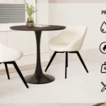 315-walnut-color-mdf-round-dining-table-tulip-dining-table-and-2-artificial-leather-decorative-chairs-with-black-metal-legs-2-4-person-kitchen-dining-table-and-chair-set (9)