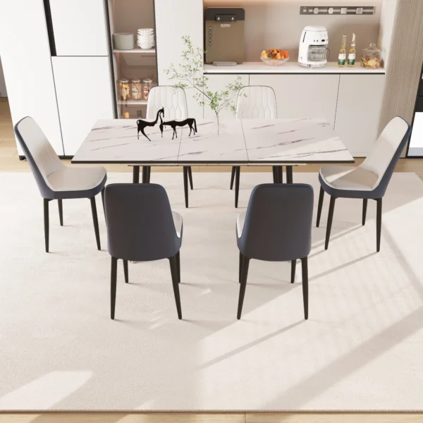 47-63-expandable-dining-table-set-for-2-6-people-equipped-with-pu-fabric-thick-cushioned-dining-chair-and-an-elegant-and-spacious-dining-table-kitchen-table-and-chair-set-with-black-metal-legs (29)