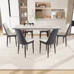 47-63-expandable-dining-table-set-for-2-6-people-equipped-with-pu-fabric-thick-cushioned-dining-chair-and-an-elegant-and-spacious-dining-table-kitchen-table-and-chair-set-with-black-metal-legs