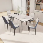 47-63-expandable-dining-table-set-for-2-6-people-equipped-with-pu-fabric-thick-cushioned-dining-chair-and-an-elegant-and-spacious-dining-table-kitchen-table-and-chair-set-with-black-metal-legs (5)