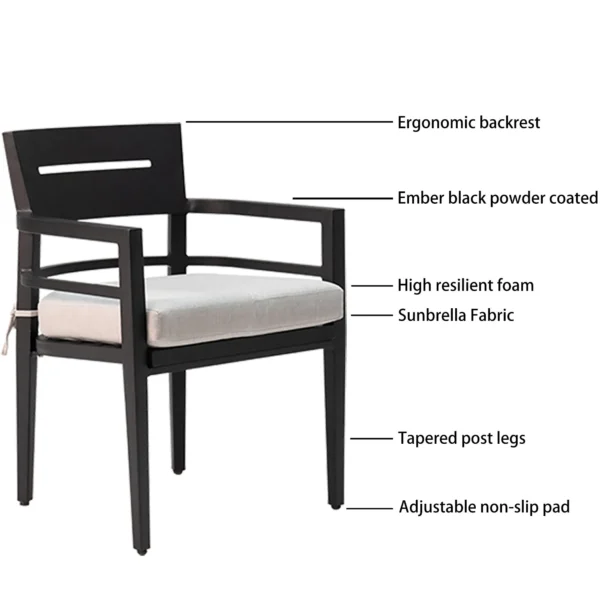 5-piece-outdoor-patio-aluminum-furniture-modern-dining-set-including-4-dining-chairs-sunbrella-fabric-cushioned-and-40-square-dining-table-with-umbrella-hole-ember-black (1)