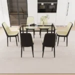 51-6-person-glass-dining-table-set-kitchen-set-with-black-metal-leg-dining-table-and-chairs-modern-rectangular-tempered-glass-tabletop-and-dining-room-thick-cushioned-pu-dining-chair (15)