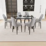 51-6-person-glass-dining-table-set-kitchen-set-with-black-metal-leg-dining-table-and-chairs-modern-rectangular-tempered-glass-tabletop-and-dining-room-thick-cushioned-pu-dining-chair (23)