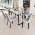 51-6-person-glass-dining-table-set-kitchen-set-with-black-metal-leg-dining-table-and-chairs-modern-rectangular-tempered-glass-tabletop-and-dining-room-thick-cushioned-pu-dining-chair (26)