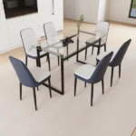 51-6-person-glass-dining-table-set-kitchen-set-with-black-metal-leg-dining-table-and-chairs-modern-rectangular-tempered-glass-tabletop-and-dining-room-thick-cushioned-pu-dining-chair (3)