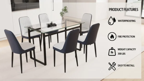 51-6-person-glass-dining-table-set-kitchen-set-with-black-metal-leg-dining-table-and-chairs-modern-rectangular-tempered-glass-tabletop-and-dining-room-thick-cushioned-pu-dining-chair (3)