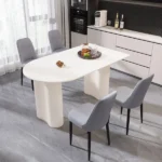 63-medieval-modern-cream-style-mdf-dining-table-and-pu-dining-chair-set-4-assemble-desktop-and-black-metal-leg-dining-chair-set-suitable-for-homekitchen