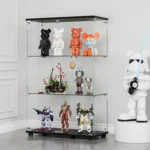 glass-display-cabinet-with-3-shelf-double-doors-and-lock-curio-cabinet-5mm-tempered-glass-floor-standing-bookshelf-for-living-room-bedroom-office-49-x-3177-x-1437-in-black (2)