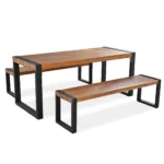 go-3-pieces-outdoor-dining-table-with-2-benches-patio-dining-set-with-unique-top-texture-acacia-wood-top-steel-frame-all-weather-use-for-outdoor-indoor-natural