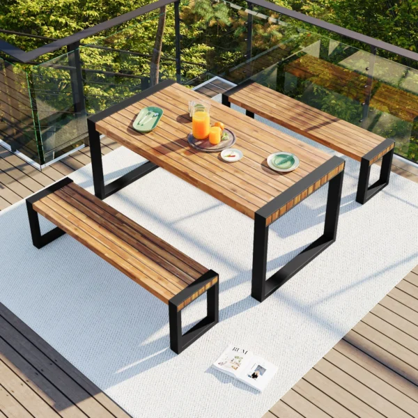 go-3-pieces-outdoor-dining-table-with-2-benches-patio-dining-set-with-unique-top-texture-acacia-wood-top-steel-frame-all-weather-use-for-outdoor-indoor-natural (2)