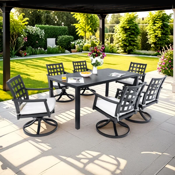 modern-classic-7-piece-outdoor-patio-dining-set-a-rectangular-table-six-swivel-rock-dining-chairs-cast-aluminum-rust-free-textured-ember-black-sunbrella-cushion-weather-resistant-for-garden (2)