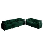 modern-fabric-living-room-sofa-two-piece-set-two-2-seater-sofas-with-8-cushion-upholstery-large-deep-seat-recliner-green-corduroy-fabric (3)
