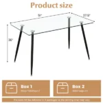 modern-glass-rectangular-dining-table-with-metal-legs (6)