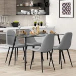 modern-glass-rectangular-dining-table-with-metal-legs (7)