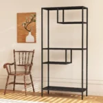 modern-storage-shelf-with-4-compartments-metal-legs-freestanding-organizerbook-shelves-display-shelves-for-living-room-bedroom-home-office (8)